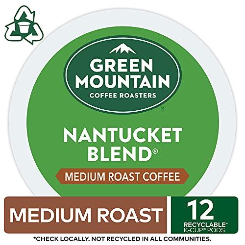 Green Mountain Coffee Roasters Green Mountain Coffee Nantucket Blend Keurig Single-Serve K-Cup Pods, Medium Roast Coffee, 12 Count