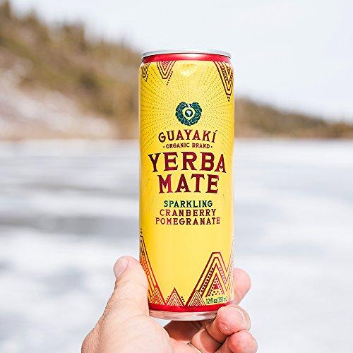 Guayaki Organic Yerba Mate, Sparkling Cranberry Pomegranate, 12 Ounce (pack Of 12)