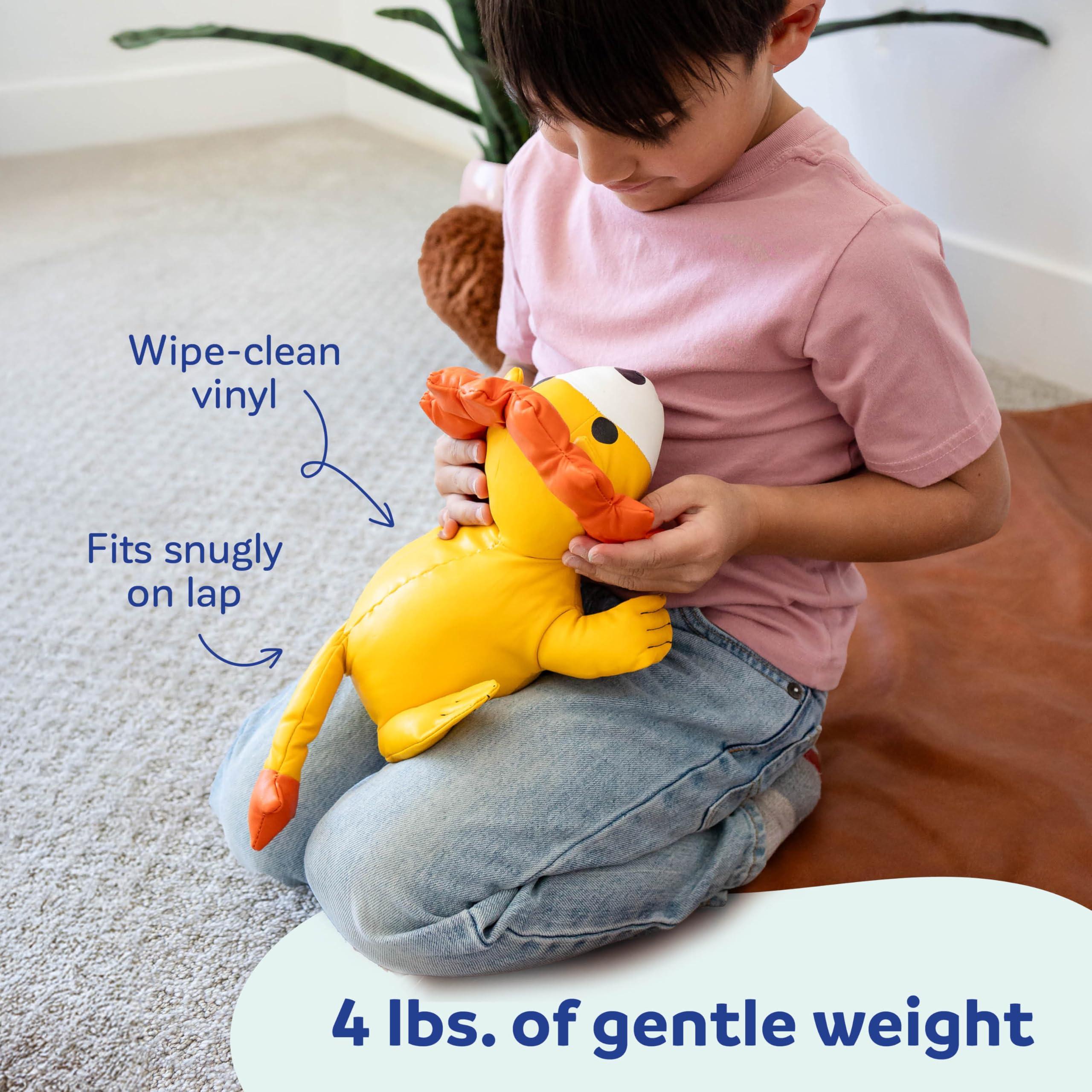 Fun and Function Fun and Function Leo The Weighted Lion - Weighted Stuffed Animal - Weighted Animals for Sensory Kids - Weighted Sensory Stuffed Animal for Ages 18 Mos+