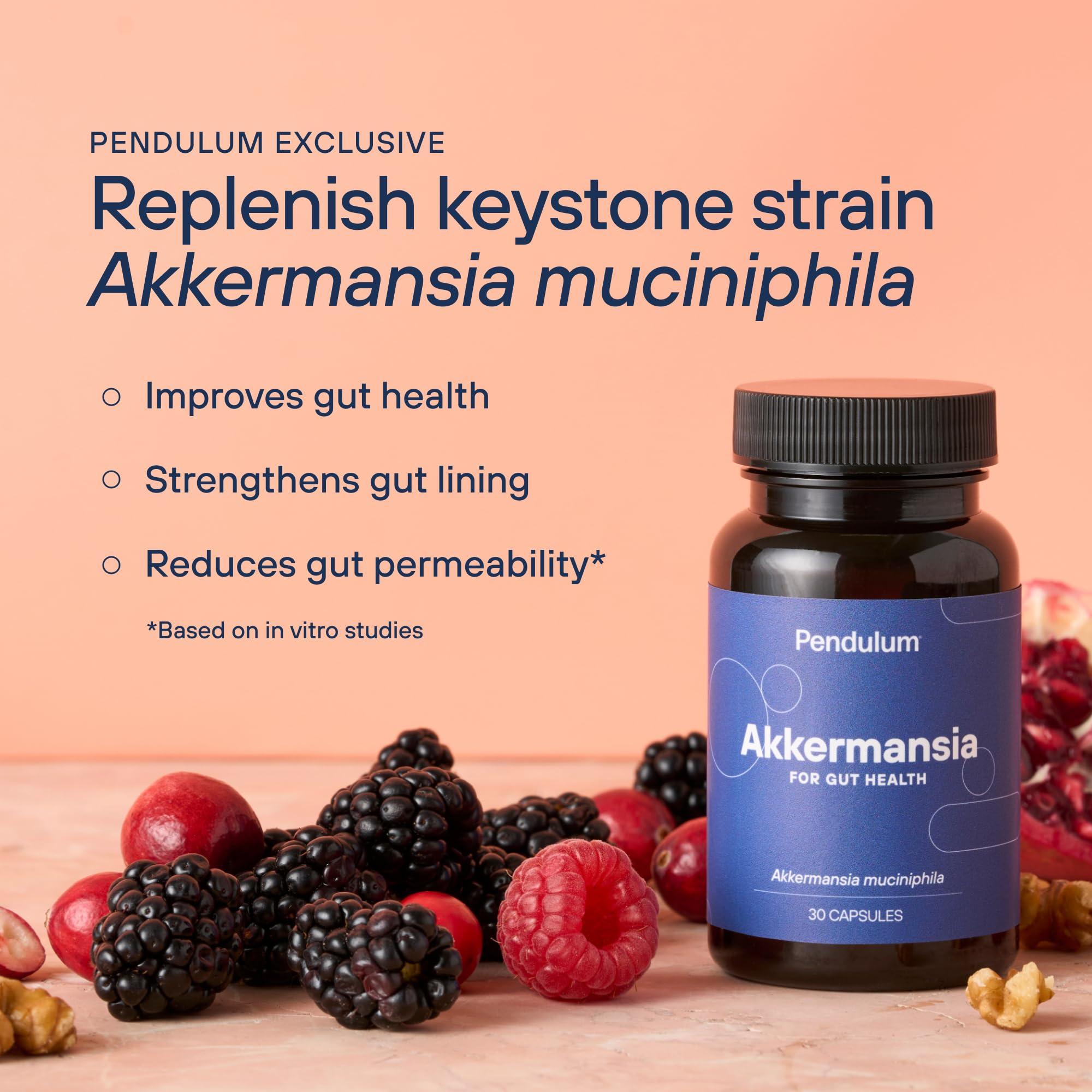 Pendulum Pendulum Akkermansia & Polyphenol Booster Bundle - Live Probiotic Supplement for Improving Digestive & Cardio Health