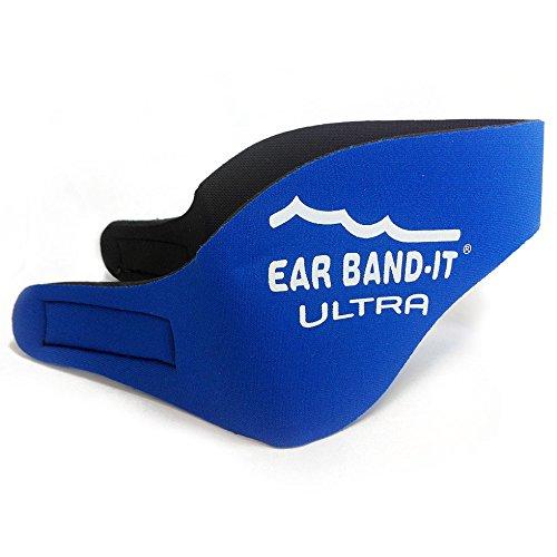 Ear Band-It EAR BAND-IT Ultra Swimming Headband with Putty Buddies earplugs - 6 Pair Soft Silicone Premium Ear Plugs - The Best Swim Headband and Earplugs - Doctor Recommended