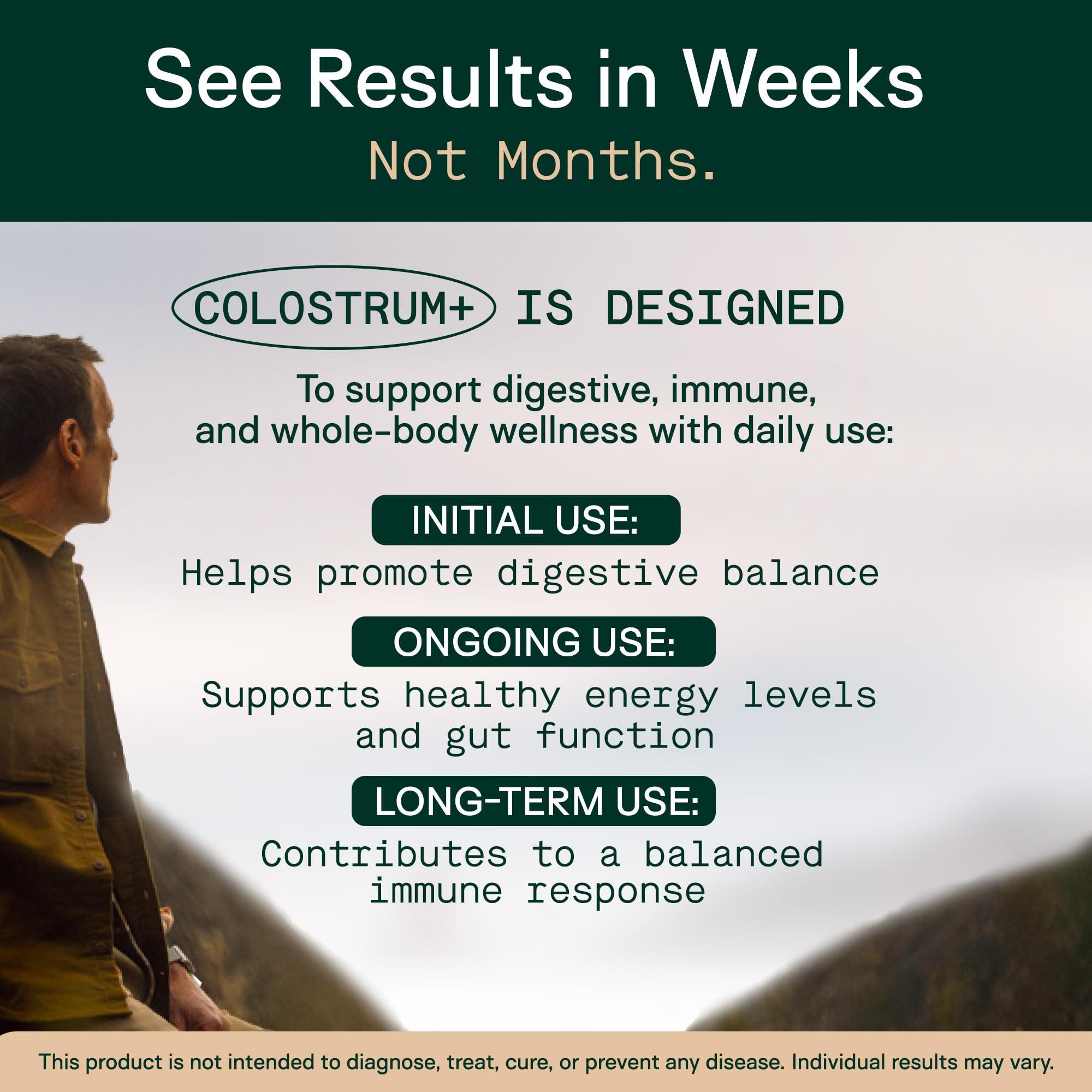 ADAPT NATURALS BY CHRIS KRESSER Adapt Naturals Colostrum Supplement with Lactoferrin & Beta Glucan, Bio-Avail Grass Fed Bovine Colostrum Powder for Gut Health, Immune Support & Vitality | Non-GMO, 2500mg, Unflavored - 30 Days Supply