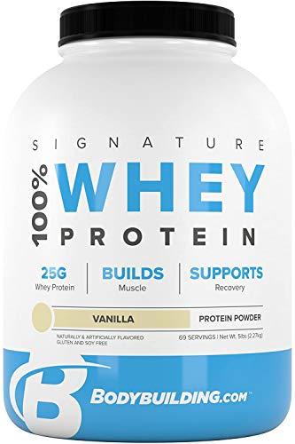 Bodybuilding.com Bodybuilding.com Signature 100% Whey Protein Powder | 25g of Protein per Serving (Vanilla, 5 Lbs)