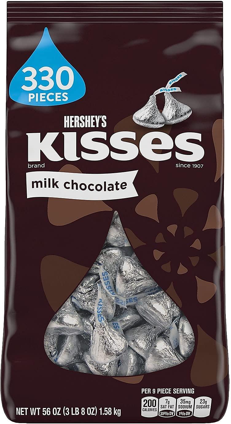 Kisses Hershey's Milk Chocolate Kisses, 56 Oz.