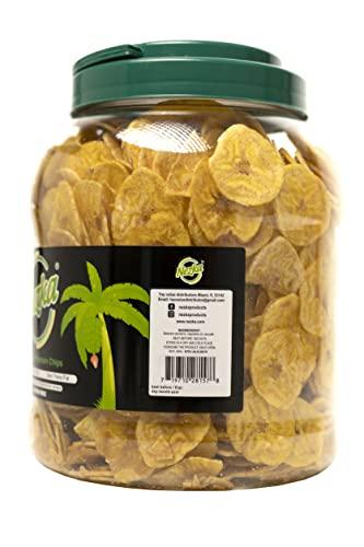 NEZKA Nezka Lightly Salted Plantain Chips - Delicious Crunchy Snacks and Side Dish - Gluten Free, Vegan, Non-GMO - 28 Oz