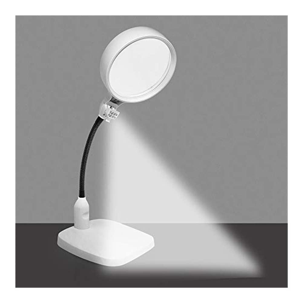 YYDS YYDS Magnifiers Desktop Magnifier with Lights Heavy Duty Stand Illuminated Hands Free Dimmable Diopter for Close Work Repair Crafts Visual Impairment Aids