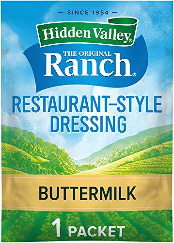 Hidden Valley Hidden Valley Ranch Dressing & Seasoning Mix, Dry Buttermilk Salad Dressing Mix, Wing Sauce Mix, Gluten Free Salad Dressing, 16 Ounces (Packaging May Vary)