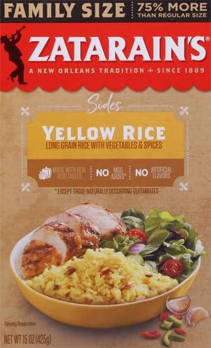 Zatarain\'s Zatarain\'s Family Size Yellow Rice, 15 oz (Pack of 3)