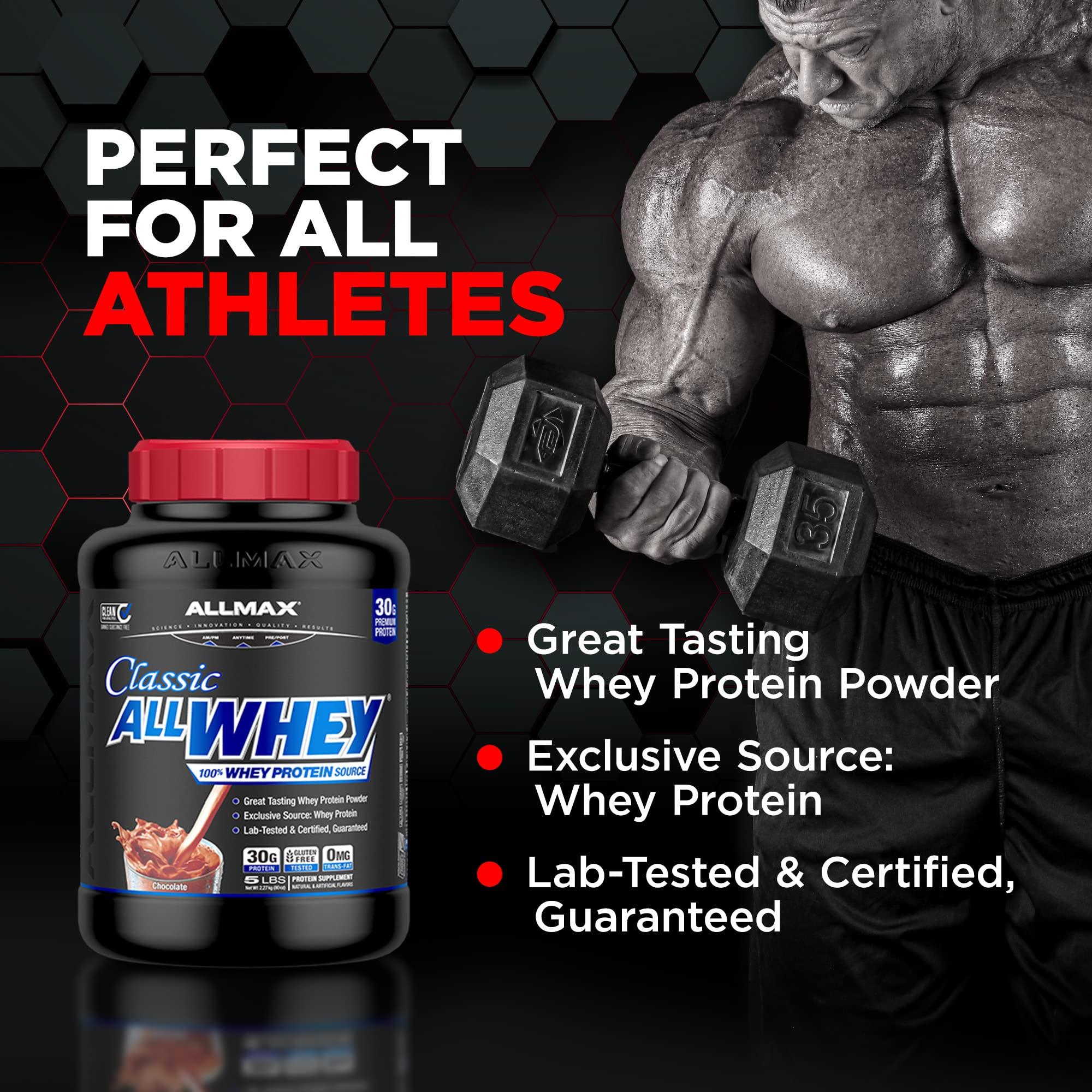 ALLMAX Nutrition ALLMAX Nutrition AllWhey Classic, Strawberry, 5lb