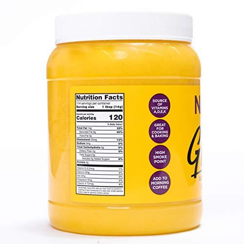 NANAK Nanak Pure Desi Ghee, Clarified Butter, 56-Ounce Jar