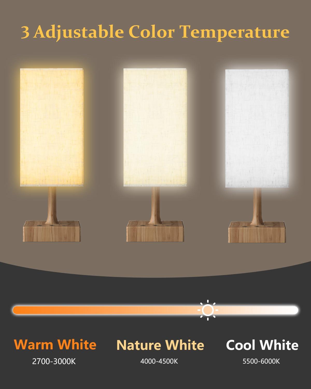 FARRIDE FARRIDE Light Therapy Lamp 10000 Lux Sun Lamp with 3 Color Temperatures, Adjustable Brightness, 4 Timer & Memory Function, Full Spectrum Light, Sunlight Lamp with Remote Control for Home, Happy Life