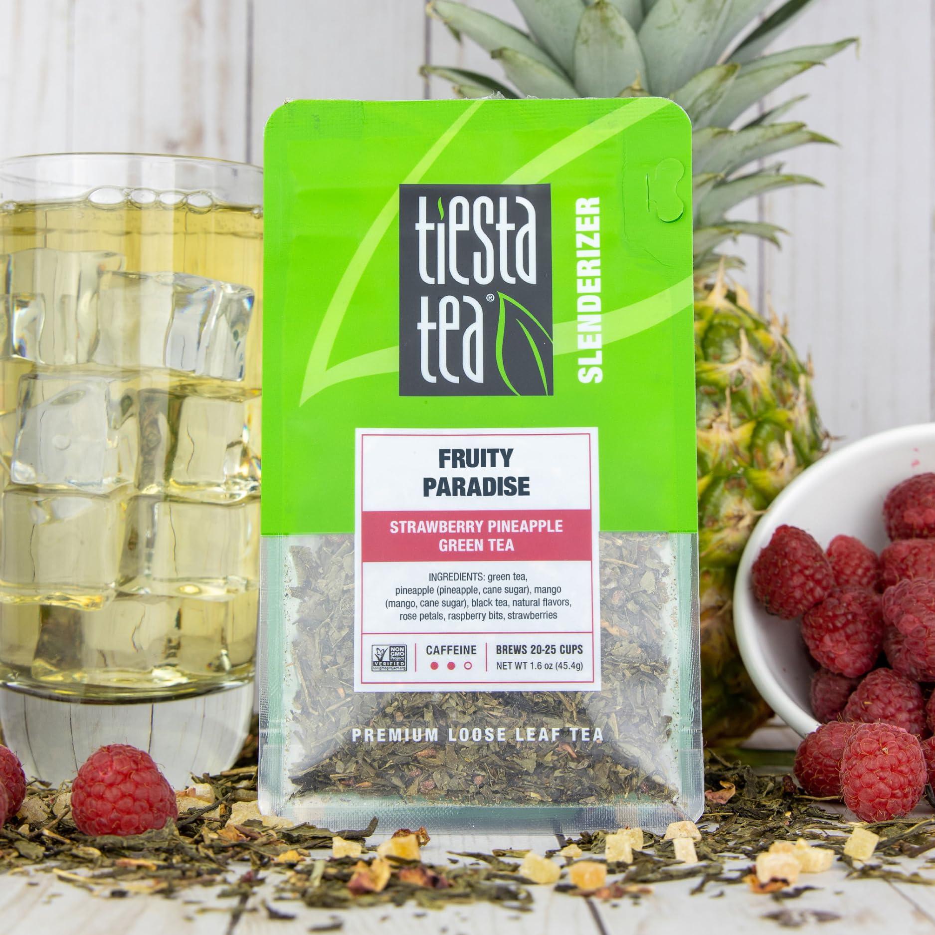 Tiesta Tea Tiesta Tea - Tiesta\'s Top Loose Leaf Tea Gift Box | Medium Caffeinated Tea Variety Pack | Make Hot & Iced Tea | 3 Pouches of Assorted Tea Blends with Green, Herbal, Fruity & Lavender Tea Bags