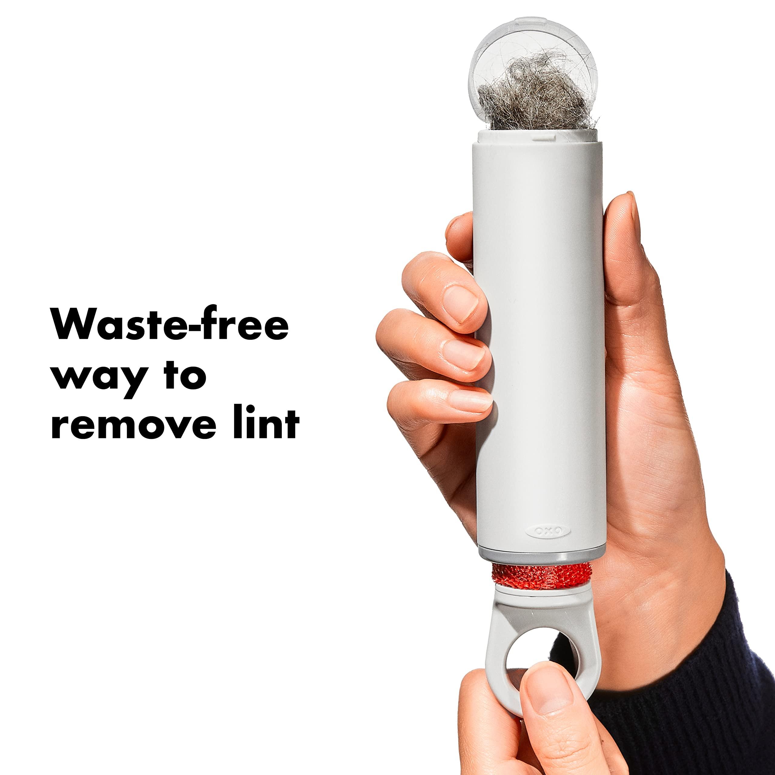 OXO OXO Good Grips Reusable Lint Roller, Gray, 1 Count (Pack of 1)