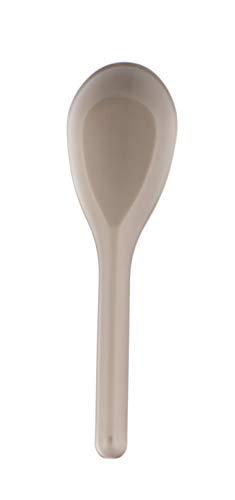 EcoQuality [3000 PACK] Disposable Dining Asian Soup Spoons - White Plastic Chinese Soup Spoons for Ramen, Pho, Clear, Appetizer, 4.5 x 1.2 Inches by EcoQuality