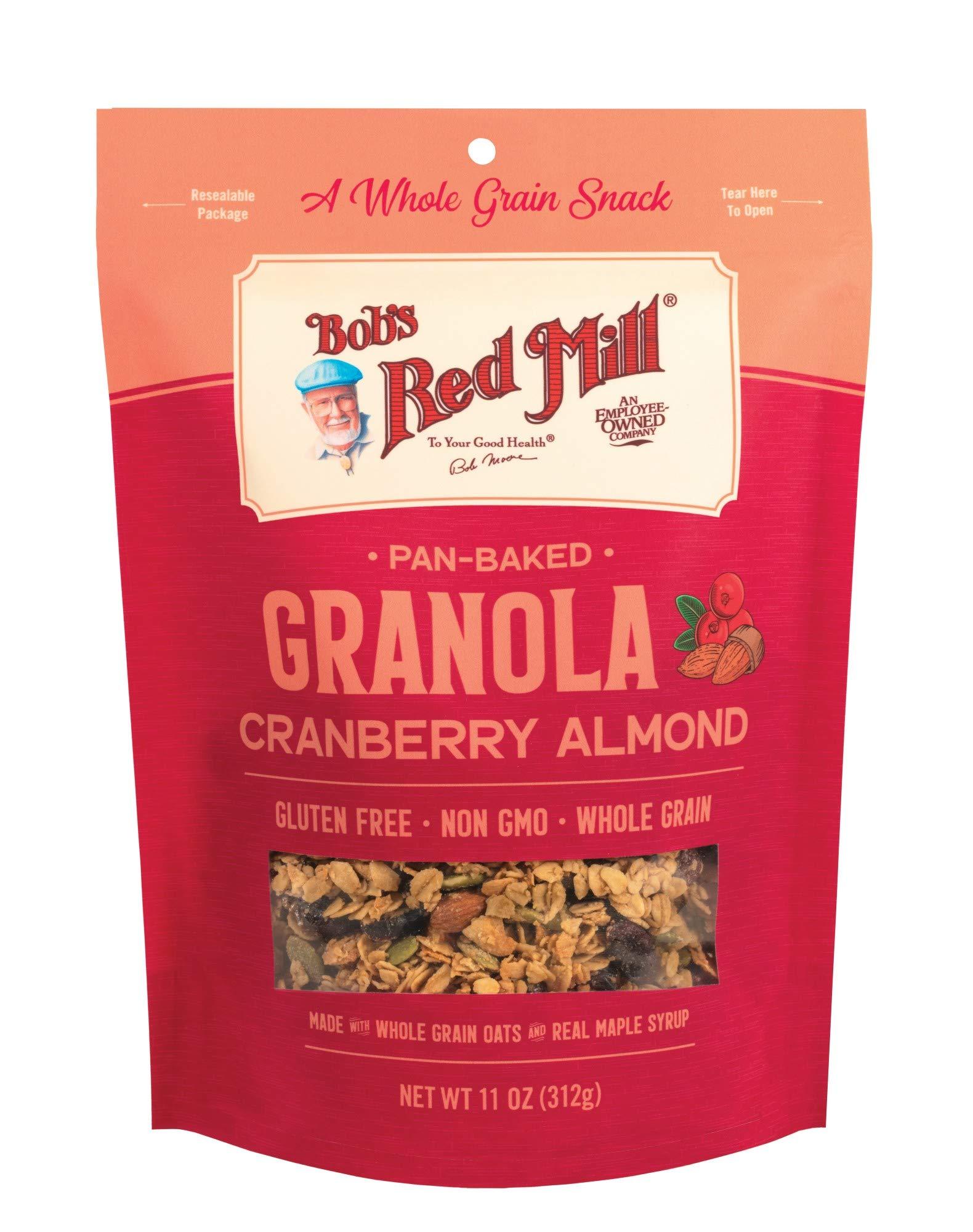 Bob's Red Mill Bob\'s Red Mill Cranberry Almond Granola, 11oz (Pack of 6) - Non GMO, Whole Grain, Kosher