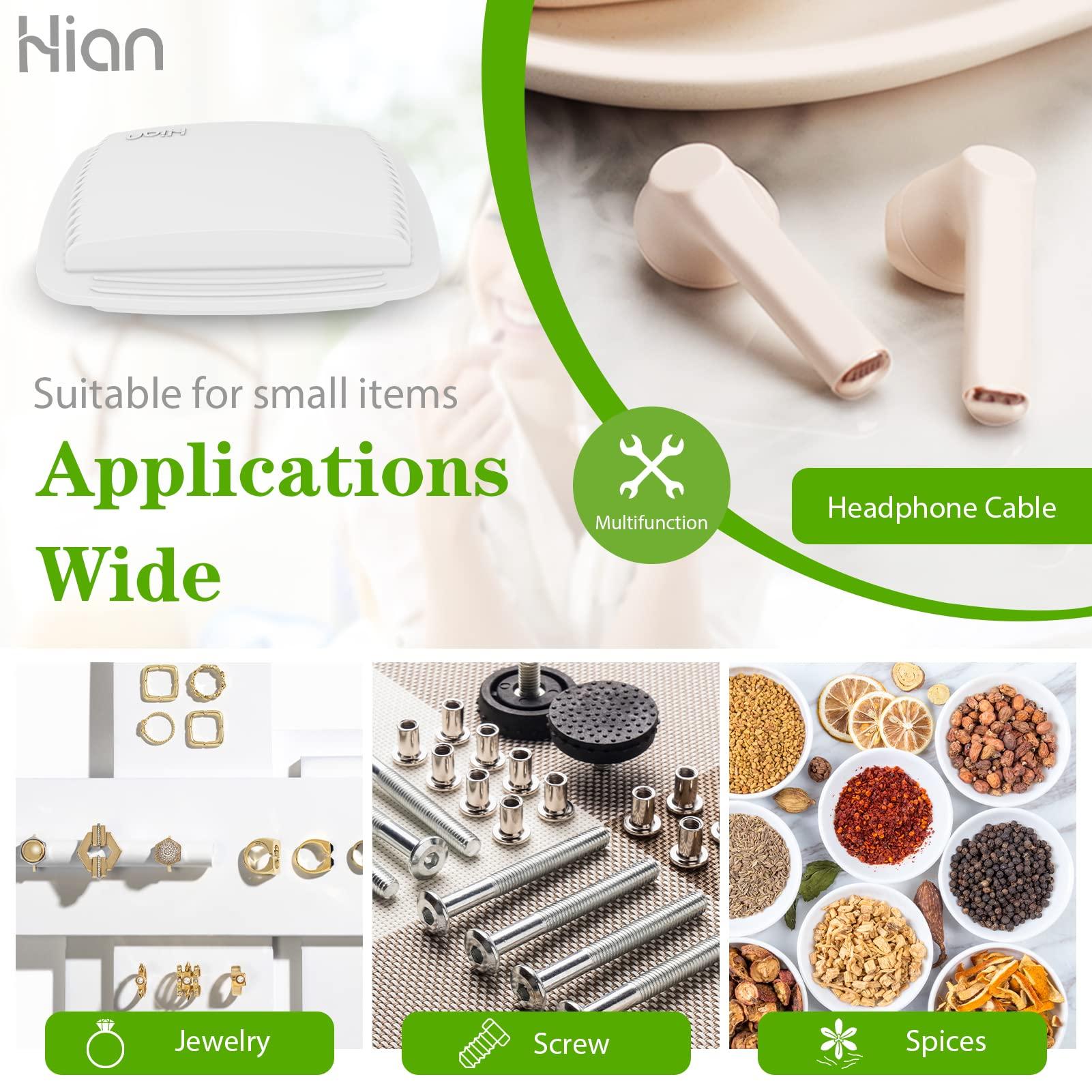 Hion 4 Pieces Pill Organizer Reusable Pocket Pill Case Portable Open Pill Pouch Silicone Small Pill Box Pill Container Pill Holder Pill Bags Organizing Medication, Vitamins, and Tablets for Travel (White)