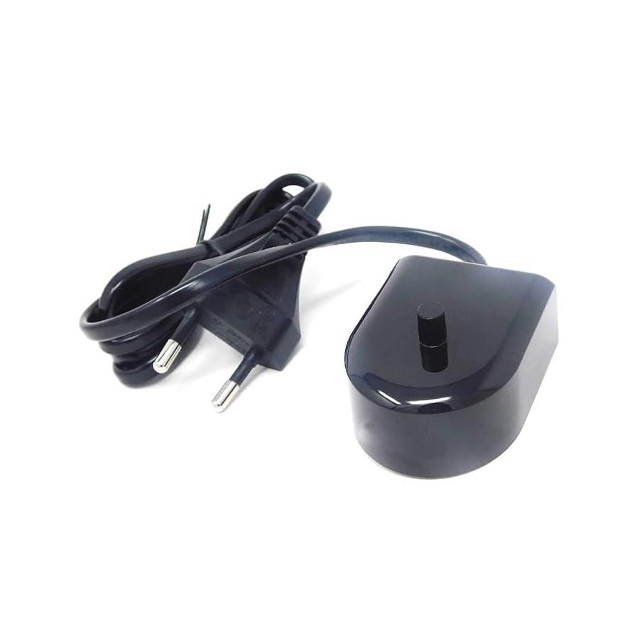 service_parts Generic Black Charging Stand Base Charger Dock Station HX6100 Compatible with Philips Toothbrush