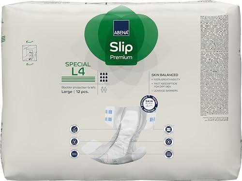 Abena Abena Slip Special (Formerly Abri-Form L4) - Incontinence Briefs, Level 4, Large, 12 Count