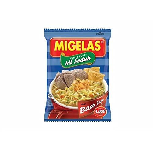 Generic Migelas Protevit Instant Ramen in a glass Baso Flavor 27 gr x 10 sachets (Pack of 3)