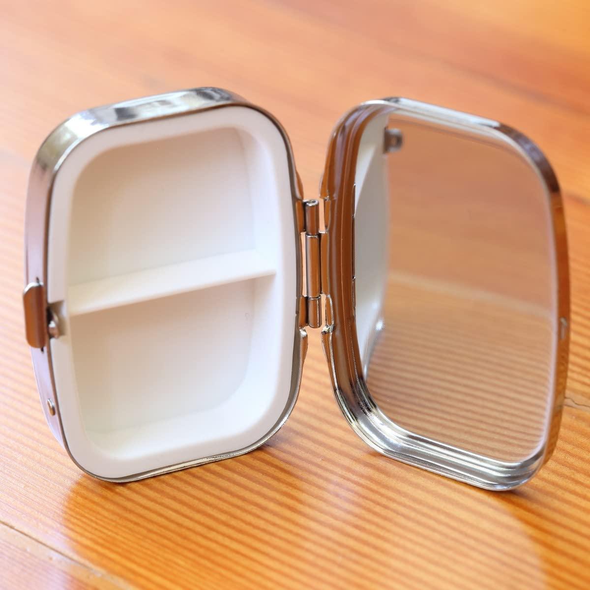 NewCharms Nighthawks Edward Hopper Bar Rectangle Pill Box Medicine and Vitamin Dispenser