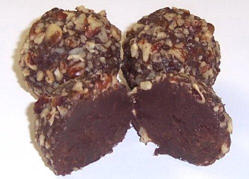 Scott's Cakes Scott's Cakes Hazelnut Dark and Pecan Dark Chocolate Truffles in a 8 oz. White Gourmet Box