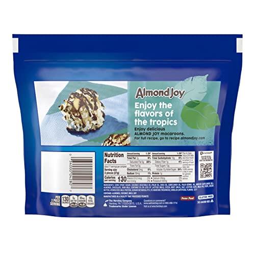 HERSHEY'S ALMOND JOY Miniatures Coconut and Almond Chocolate Candy Share Pack, 10.2 oz