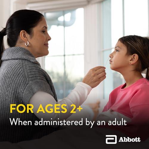 BinaxNOW BinaxNOW COVID-19 Antigen Self Test, 1 Pack, 4 Tests Total, COVID Test With 15-Minute Results Without Sending to a Lab, Easy to Use at Home