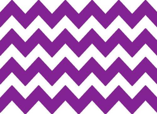 Art of Eric Gunty 1/4 Sheet ~ Purple Chevron Background Birthday ~ Edible Cake/Cupcake Topper!!!