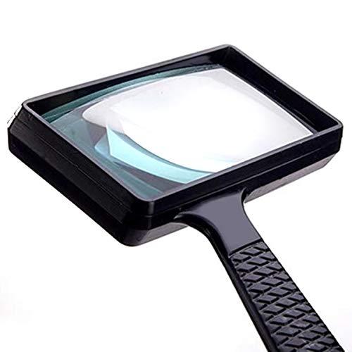 Owlike Owlike 5X Rectangular Magnifier Magnifying Glass Loupe for Reading Repairing Lens