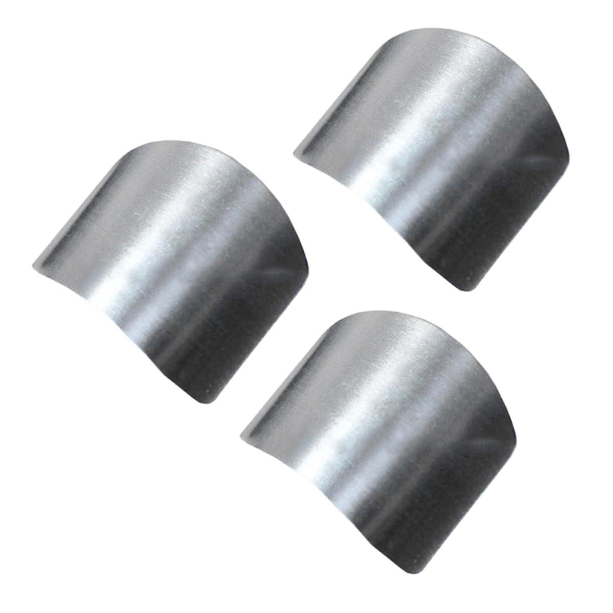 Healvian Healvian 6 Pcs Home Kitchen Tool Hand Protector for Knife Fingerling Trap Nail Protection Gel Hand Support Tape Finger Care Protector Household Tools Fingertip Protectors Thumb Ring Silver