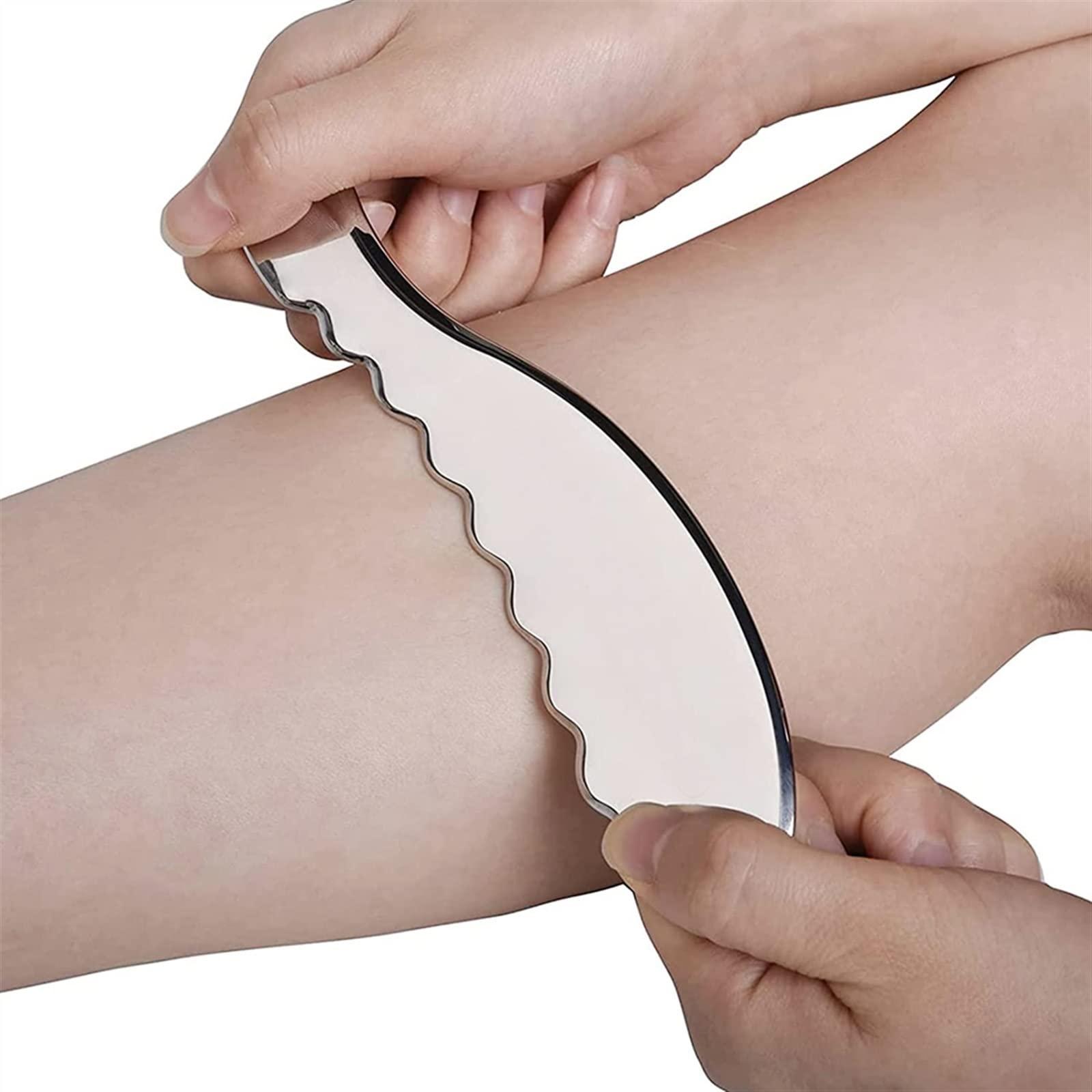 MOBYAT Muscle Scraper Tools Soft Tissue Massage Tool Scraping Tool Meridian Dial Bar Manual Acupuncture Pen Reflexology Tool 1Pcs