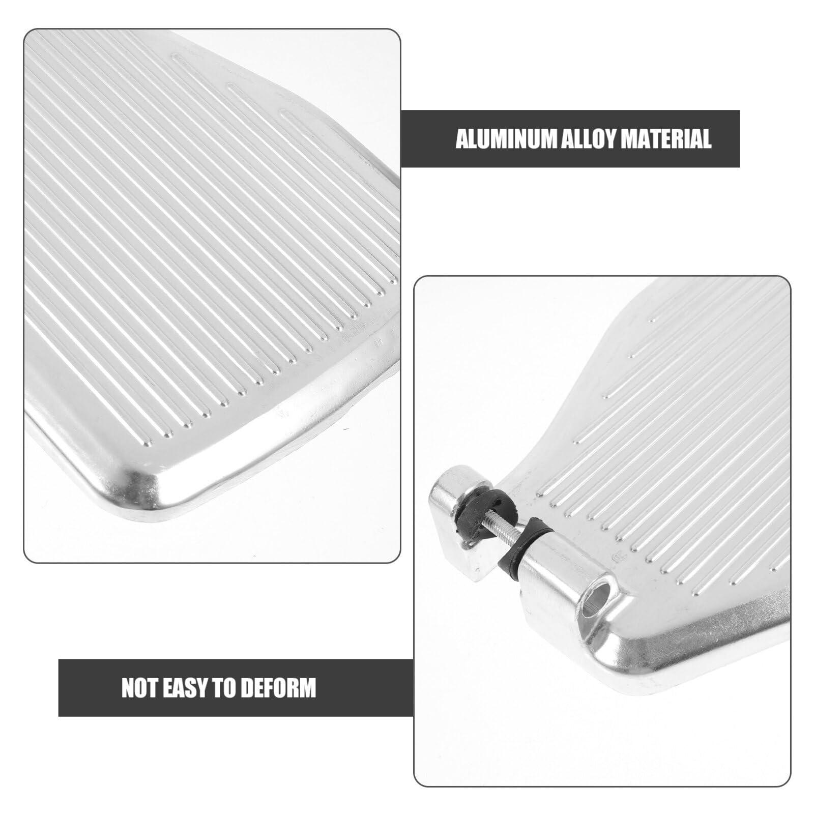 iplusmile 1 Pair Wheelchair Footrest Stable Wheelchair Footplates Wheelchair Foot Rest Replacement Foot Pedal Metal Pedal for Wheelchair Leg Rest for Wheelchair Universal Wheelchair Pedal