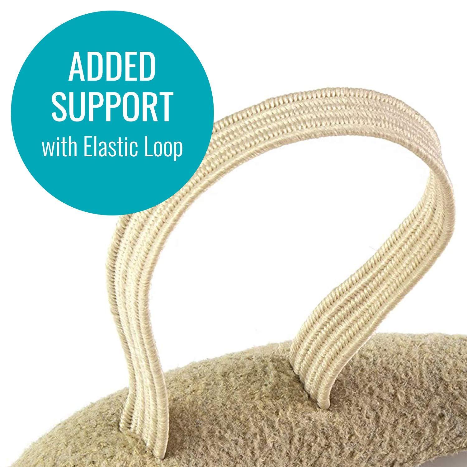 Steins Steins Hammer Toe Crest Cushion and Buttress Pad Reduces Pressure from Calluses and Hammer Toes, Small Right, Beige, 3 Count