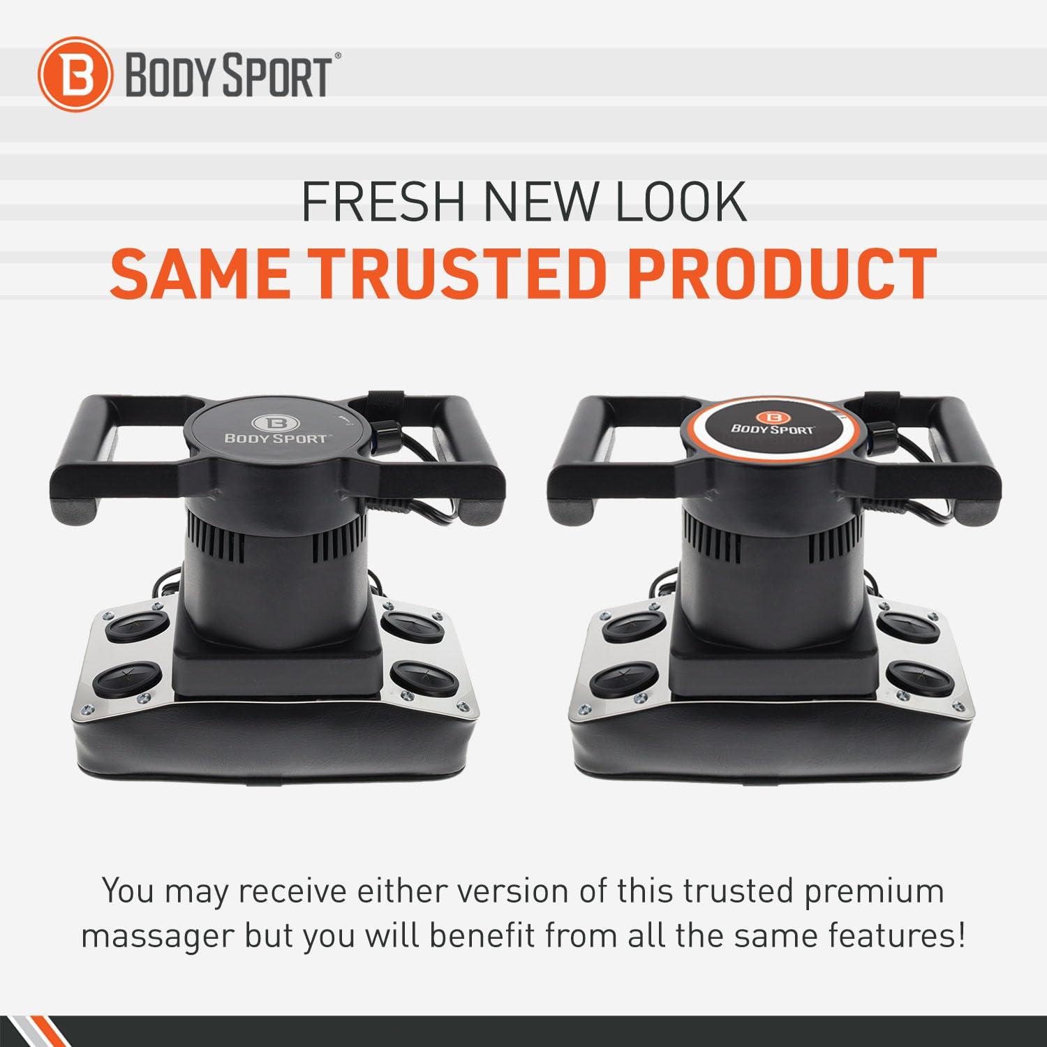 Body Sport Body Sport Therapeutic Variable Speed Professional Vibrating Massager for Pain & Aching Muscle Relief High-Powered, Effective, Chiropractic Myofascial Release Tool & Trigger Point Therapy