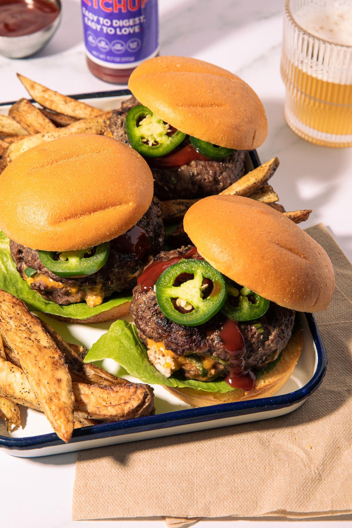 Fody Fody Foods Vegan Regular Tomato Ketchup, Low Fodmap Certified, Sensitive Recipe, Gut & IBS Friendly Condiment, Non GMO, 2 Pack