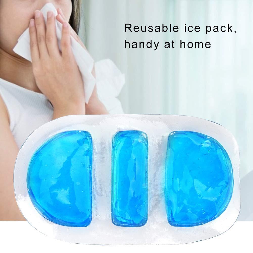 Tbest Nose Ice Pack,Cold Gel Ice Pack Cold Compress Cooling Refreshing Cold Ice Pack for Nose