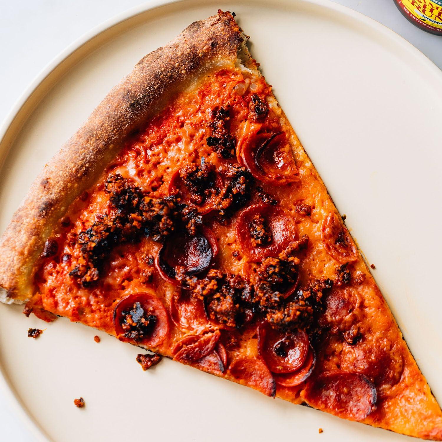 Homiah Homiah Sambal Chili Crunch, 6oz - Less Oil Low Sodium Gluten Free Vegan, Sambal Oelek Chili Paste, Crispy Chili Crunch Topping with Seaweed - Mild