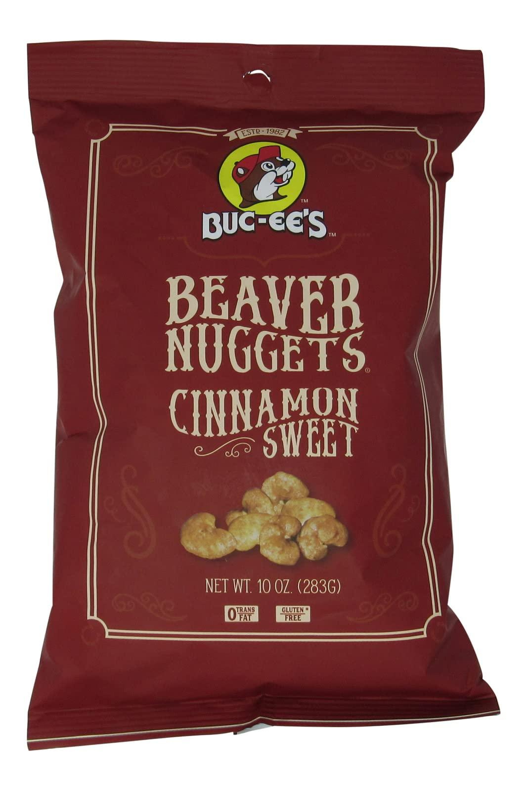 Buc-ee's Buc-ee's Beaver Nuggets Cinnamon Sweet Flavored Snack Puffs, Gluten Free, One 10 Ounce Bag