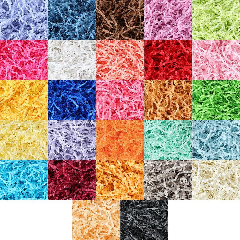 Cgzwxjin Cgzwxjin lvory Crinkle Cut Paper Shred Filler (1/2 LB)Crinkle Paper for Gift Box, Shredded Paper Filler, Gift Basket Filler, Gift Wrapping