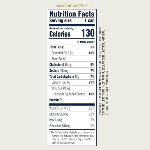 La Colombe La Colombe Coffee, Triple Draft Latte, 11 fl oz Cans (Pack of 12), Coffeehouse Quality Cold Brew, Specialty Grade Coffee Beans, Ready-to-Drink On-the-Go