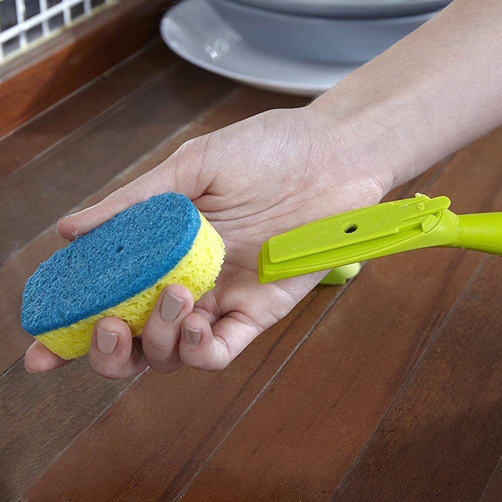 Full Circle Full Circle Suds Up Soap Dispensing Dish Brush with Bamboo Handle, 3 oz