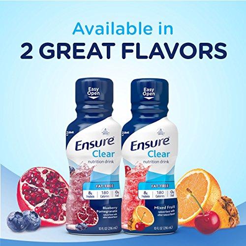 Ensure Clear Ensure Clear Mixed Fruit Nutritional Drink | 8g Protein, 15 Vitamins & Minerals | Ready-to-Drink | Refreshing Taste | 10 fl oz -12 Pack*