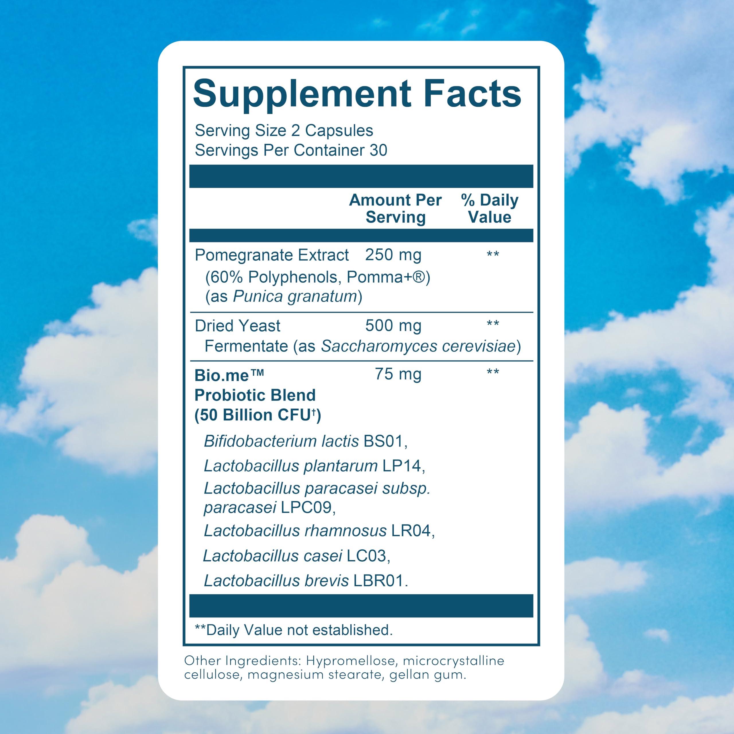 Bio.me Bio.me Daily Prebiotic Fiber & Synbiotic Bundle - Fiber Powder for Digestive Health & Bloating - Pre, Pro, Postbiotic for Gut Health & Immune Support, Non-GMO, Gluten Free - 30 Servings, 60 Capsules