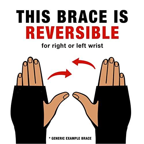 ACE ACE Brand Adjustable Compression Wrist Support, Moderate Support for Weak, Sore or Injured Joints, Wrist Support Conforms to Wrist, One Size Fits Most