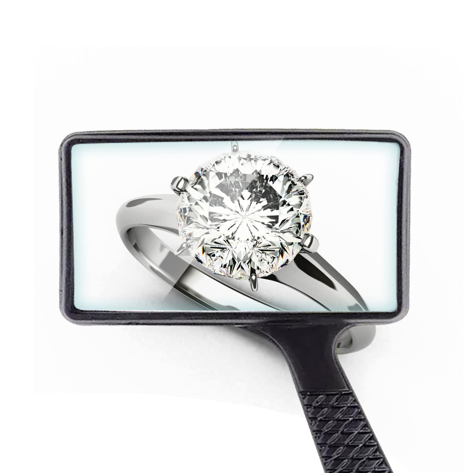 Owlike Owlike 5X Rectangular Magnifier Magnifying Glass Loupe for Reading Repairing Lens