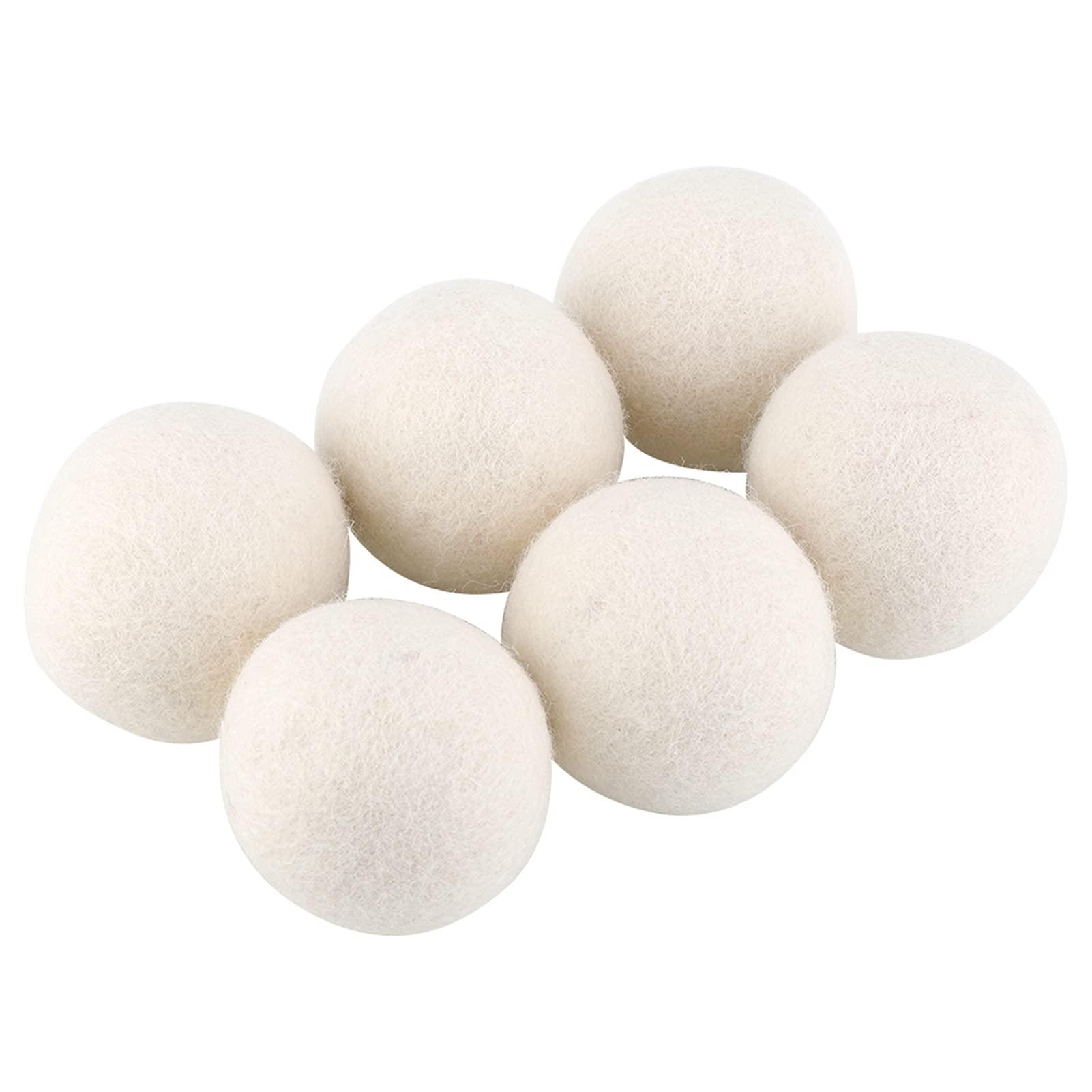 Alvinlite Alvinlite Wool Dryer Balls, Reusable Natural Wool Laundry Fabric Softener Ball Dryer Sheets Alternative Laundry Replacement
