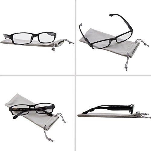 Eyekepper Eyekepper Bendable Titanium Memory Reading Glasses Men Women Half-Rim Readers (Gold,+2.00)
