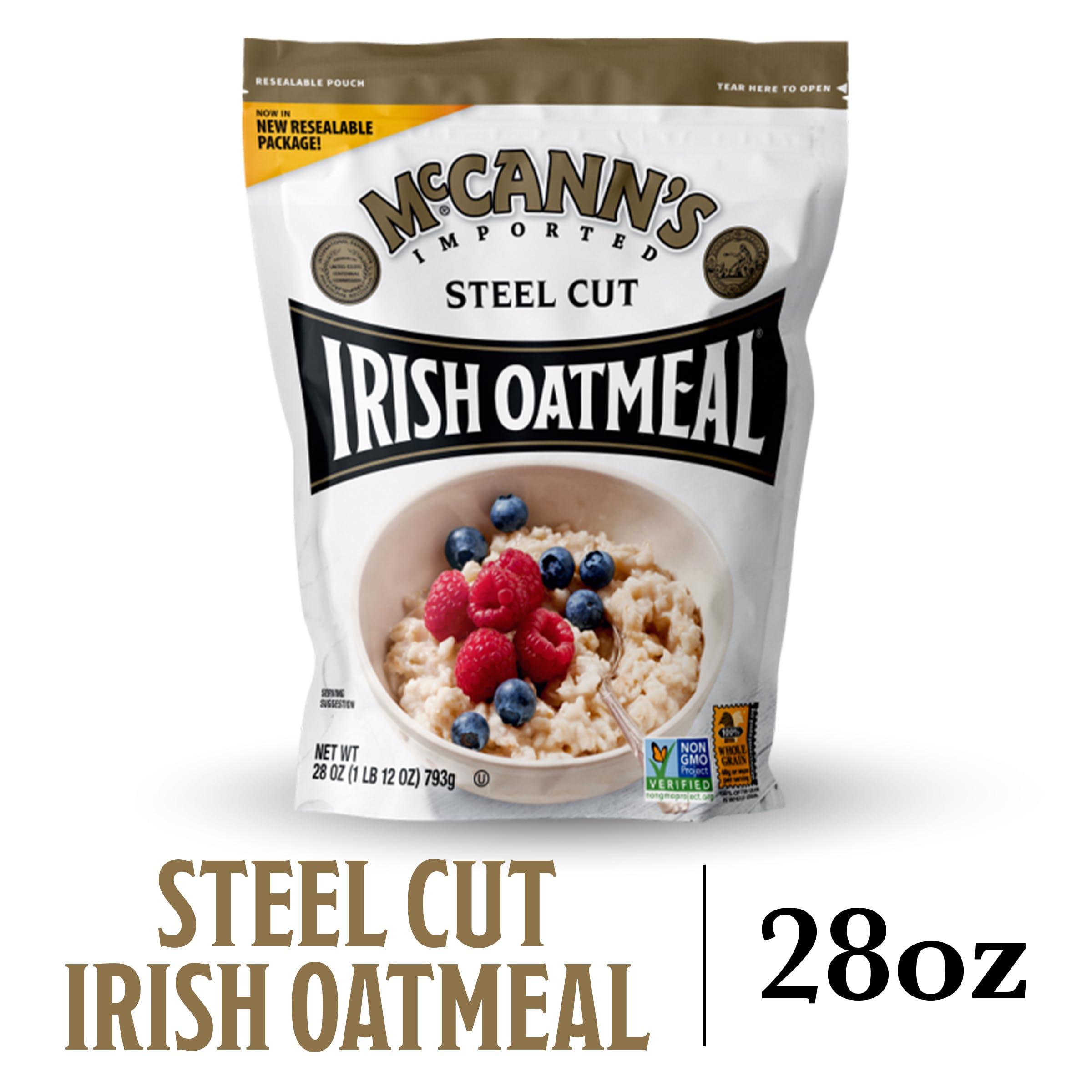 McCann\'s Irish Oatmeal McCann\'s Irish Oatmeal, Traditional Steel Cut Oats, 28 Ounce Bag