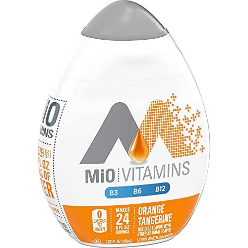 Mio Mio Vitamins Liquid Water Enhancer, Orange Tangerine, 1.62 OZ, 4-Pack