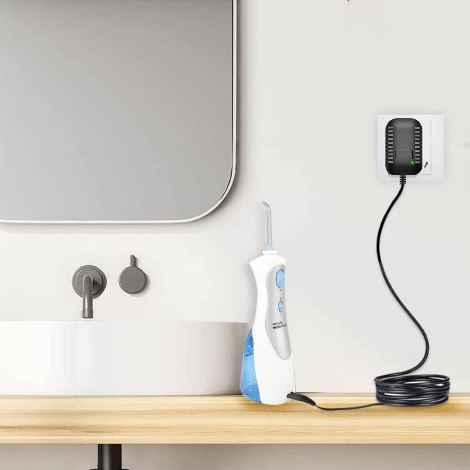 YANZHI Charger for Waterpik Replacement Waterpik WP360 WP462 WP462W WP450 WP468 WF-13 WP-100 YLA-03010 Series Water Flosser Wall Power Supply Adapter Charging Cord